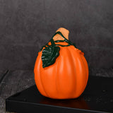 Maxbell Halloween Pumpkin Figurine Miniature Sculpture for Desk Entrance Living Room Style B