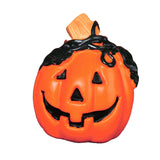 Maxbell Halloween Pumpkin Figurine Miniature Sculpture for Desk Entrance Living Room Style B