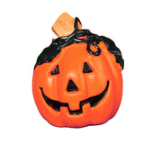 Maxbell Halloween Pumpkin Figurine Miniature Sculpture for Desk Entrance Living Room Style B