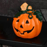 Maxbell Halloween Pumpkin Figurine Miniature Sculpture for Desk Entrance Living Room Style B