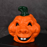 Maxbell Halloween Pumpkin Figurine Miniature Sculpture for Desk Entrance Living Room Style C
