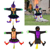 Maxbell Crashing Witch into Tree Decoration Classic for Party Supplies Outdoor Party A