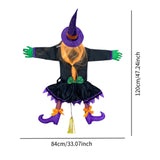 Maxbell Crashing Witch into Tree Decoration Classic for Party Supplies Outdoor Party A