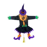 Maxbell Crashing Witch into Tree Decoration Classic for Party Supplies Outdoor Party A