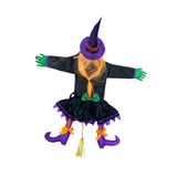 Maxbell Crashing Witch into Tree Decoration Classic for Party Supplies Outdoor Party A