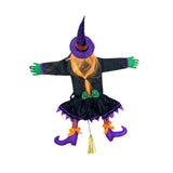 Maxbell Crashing Witch into Tree Decoration Classic for Party Supplies Outdoor Party A