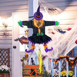 Maxbell Crashing Witch into Tree Decoration Classic for Party Supplies Outdoor Party A