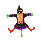 Maxbell Crashing Witch into Tree Decoration Classic for Party Supplies Outdoor Party B