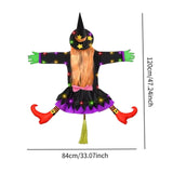 Maxbell Crashing Witch into Tree Decoration Classic for Party Supplies Outdoor Party B