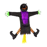 Maxbell Crashing Witch into Tree Decoration Classic for Party Supplies Outdoor Party C