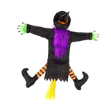 Maxbell Crashing Witch into Tree Decoration Classic for Party Supplies Outdoor Party C