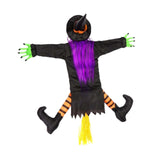 Maxbell Crashing Witch into Tree Decoration Classic for Party Supplies Outdoor Party C