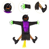 Maxbell Crashing Witch into Tree Decoration Classic for Party Supplies Outdoor Party C