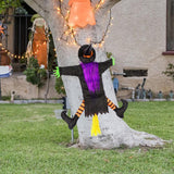 Maxbell Crashing Witch into Tree Decoration Classic for Party Supplies Outdoor Party C