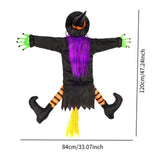 Maxbell Crashing Witch into Tree Decoration Classic for Party Supplies Outdoor Party C