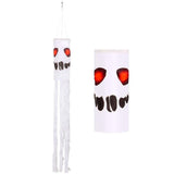 Maxbell Halloween Windsock Flag Outdoor Hanging Decoration for Tree Front Yard White