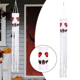 Maxbell Halloween Windsock Flag Outdoor Hanging Decoration for Tree Front Yard White
