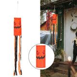 Maxbell Halloween Windsock Flag Outdoor Hanging Decoration for Tree Front Yard Orange