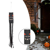 Maxbell Halloween Windsock Flag Outdoor Hanging Decoration for Tree Front Yard Black