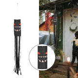 Maxbell Halloween Windsock Flag Outdoor Hanging Decoration for Tree Front Yard Black