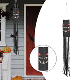 Maxbell Halloween Windsock Flag Outdoor Hanging Decoration for Tree Front Yard Black