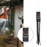 Maxbell Halloween Windsock Flag Outdoor Hanging Decoration for Tree Front Yard Black