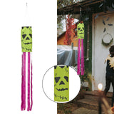 Maxbell Halloween Windsock Flag Outdoor Hanging Decoration for Tree Front Yard Green