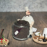 Maxbell Chef Figurine Resin Housewarming Gifts Accent Figure for Coffee Home Kitchen Bucket Chef