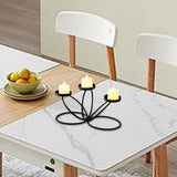 Maxbell Iron Art Candle Holder Elegant Tealight Holder for Party Bedroom Living Room Black