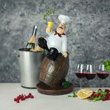 Maxbell Resin Chef Figurine Chef Kitchen Decor Sculpture for Home Cook Kitchen Shelf