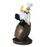 Maxbell Resin Chef Figurine Chef Kitchen Decor Sculpture for Home Cook Kitchen Shelf