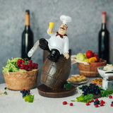 Maxbell Resin Chef Figurine Chef Kitchen Decor Sculpture for Home Cook Kitchen Shelf