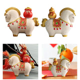 Maxbell Horse Figurine Creative Collectible Horse Statue for Bookshelf Desk Entrance lucky bag style