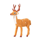 Maxbell Christmas Reindeer Figurine Gift Christmas Decoration for Yard Porch Bedroom 16CM