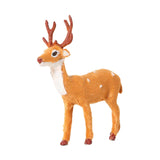 Maxbell Christmas Reindeer Figurine Gift Christmas Decoration for Yard Porch Bedroom 16CM