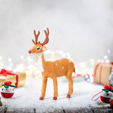 Maxbell Christmas Reindeer Figurine Gift Christmas Decoration for Yard Porch Bedroom 16CM