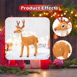 Maxbell Christmas Reindeer Figurine Gift Christmas Decoration for Yard Porch Bedroom 16CM