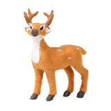 Maxbell Christmas Reindeer Figurine Gift Christmas Decoration for Yard Porch Bedroom 15CM