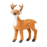 Maxbell Christmas Reindeer Figurine Gift Christmas Decoration for Yard Porch Bedroom 15CM