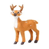 Maxbell Christmas Reindeer Figurine Gift Christmas Decoration for Yard Porch Bedroom 15CM