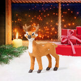 Maxbell Christmas Reindeer Figurine Gift Christmas Decoration for Yard Porch Bedroom 15CM