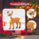 Maxbell Christmas Reindeer Figurine Gift Christmas Decoration for Yard Porch Bedroom 15CM