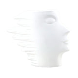 Maxbell Abstract Face Vase Modern Head Shaped Vase for Living Room Bookshelf Bedroom S