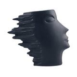 Maxbell Abstract Face Vase Modern Head Shaped Vase for Living Room Bookshelf Bedroom L