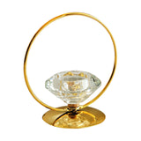 Maxbell Candle Holder Portable Metal Artwork Candle Sconce for Fireplace Porch Hotel gold
