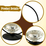 Maxbell Candle Holder Portable Metal Artwork Candle Sconce for Fireplace Porch Hotel black