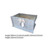 Maxbell Storage Box Multipurpose Decor Modern Shelves Basket for Desktop Living Room Style D