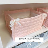 Maxbell Storage Box Multipurpose Decor Modern Shelves Basket for Desktop Living Room Style F