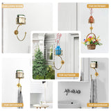 Maxbell Hand Towel Holder Bag Rustic Bath Towel Ring for Home Decor Outdoor Washroom