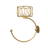 Maxbell Hand Towel Holder Bag Rustic Bath Towel Ring for Home Decor Outdoor Washroom